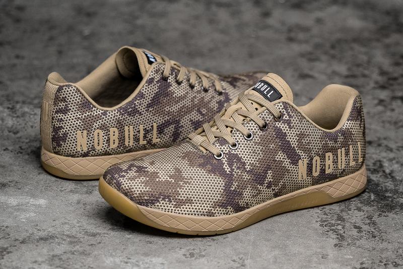 Brown Nobull Woodstock Camo Women's Trainers | CA T1891C